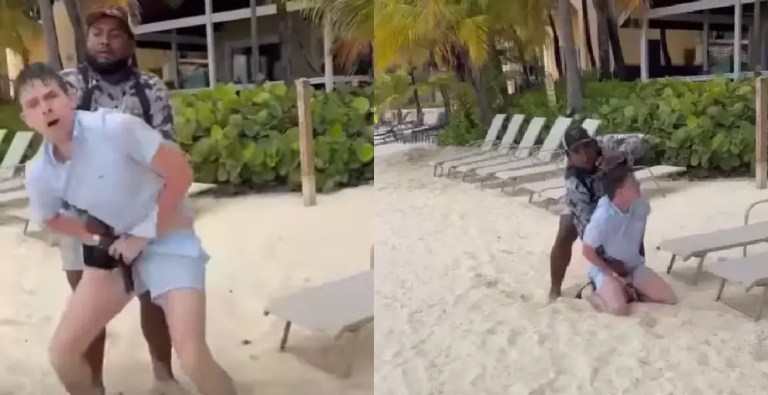 Agreden-a-turistas-en-West-Bay-tras-disputa-por-alquiler-de-jetskis-Video